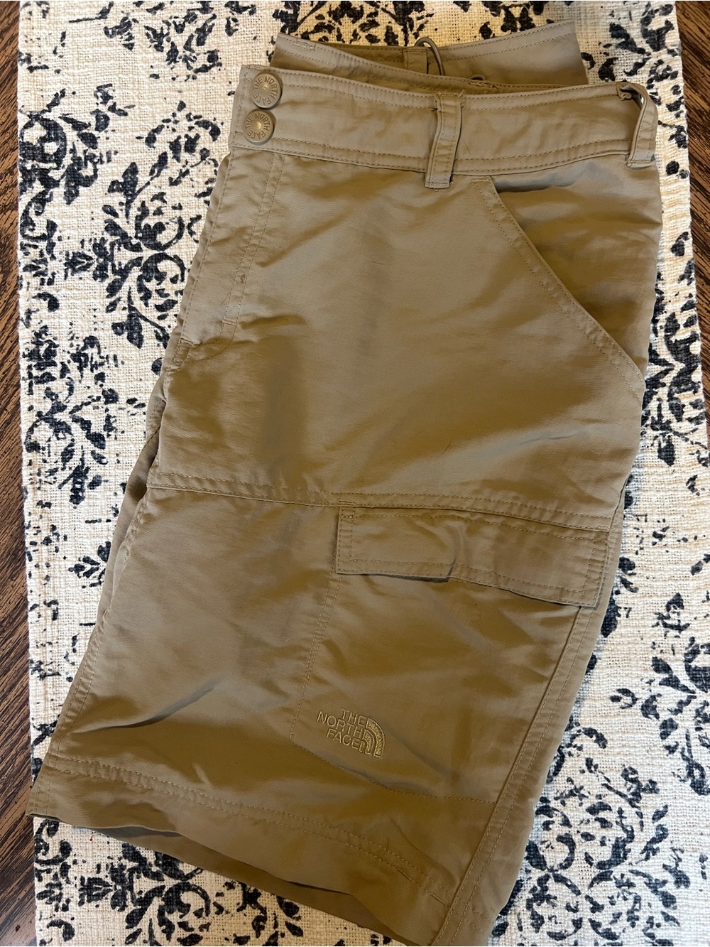 The North Face Women's  Khaki Cargo Shorts